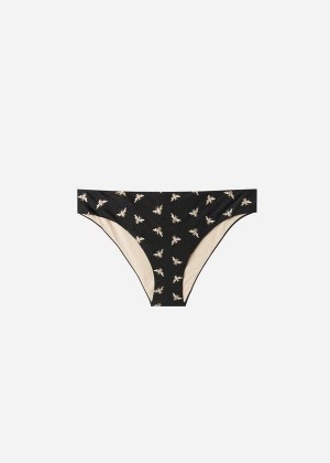 Calzedonia Atene Women's Bikini Bottoms Black | CA 2900CE