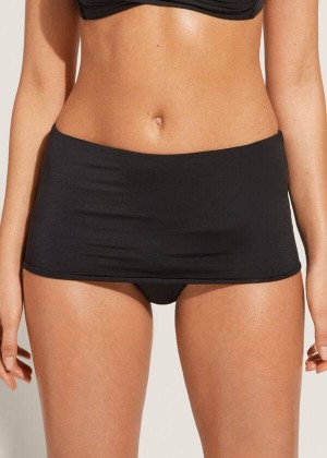 Calzedonia Banded Indonesia Eco Women's Bikini Bottoms Black | CA 2899VD