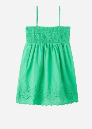 Calzedonia Broderie Anglaise Kids' Swimsuits Green | CA 1108LH