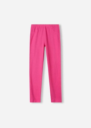 Calzedonia Denim jeggings Kids' Leggings Pink | CA 1059CE