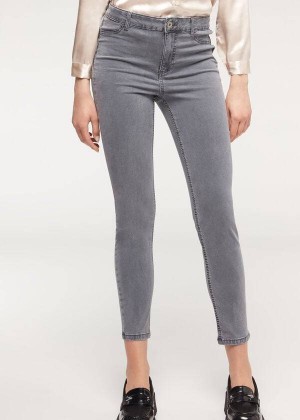 Calzedonia Eco Light Push Up Denim Women's Jeans Silver | CA 1613RW