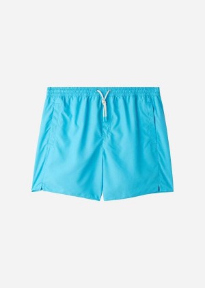 Calzedonia Formentera Eco Men's Swim Trunks Turquoise Green | CA 1249RW