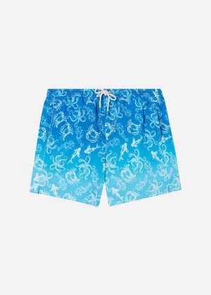 Calzedonia Formentera Men's Swim Trunks Blue | CA 1260GL