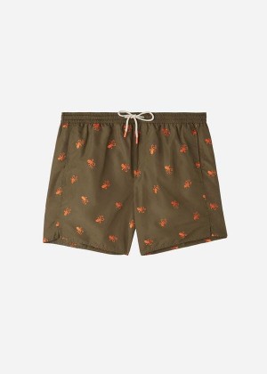 Calzedonia Formentera Men's Swim Trunks Brown | CA 1254OR