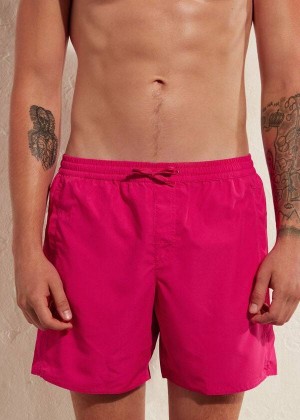 Calzedonia Formentera Sport Men's Swim Trunks Pink | CA 1244NB