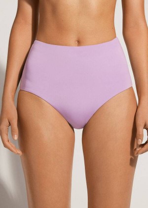 Calzedonia High Shaper Waist Indonesia Eco Women's Bikini Bottoms Purple | CA 2787SO