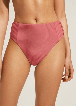 Calzedonia High Waist Biarritz Women's Bikini Bottoms Brown | CA 2774UT