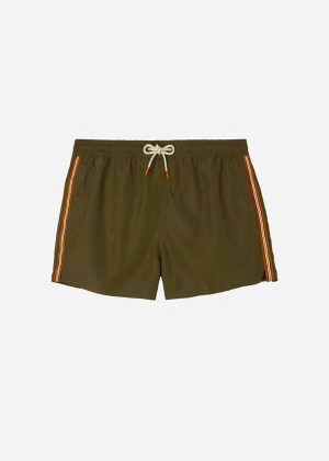 Calzedonia Ibiza Eco Men's Swim Trunks Green | CA 1259FM