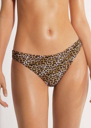 Calzedonia Malindi Women's Bikini Bottoms Brown | CA 2692JJ