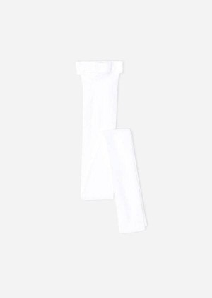 Calzedonia Micronet Kids' Tight White | CA 1203PQ