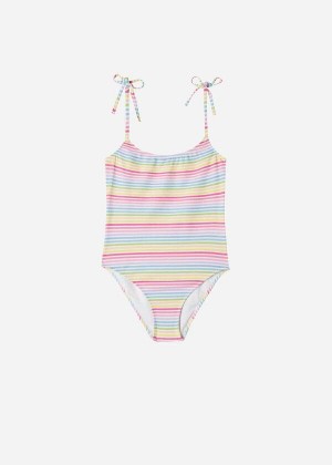 Calzedonia One Piece Ariel Kids' Swimsuits Multicolor | CA 1149IS