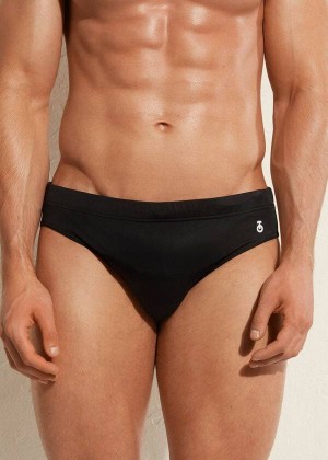 Calzedonia Rio Men's Swim Trunks Black | CA 1242VD