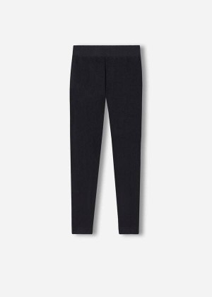 Calzedonia Seamless Kids' Leggings Black | CA 1051FM