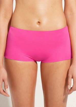 Calzedonia Shorts Indonesia Eco Women's Bikini Bottoms Pink | CA 2637WY