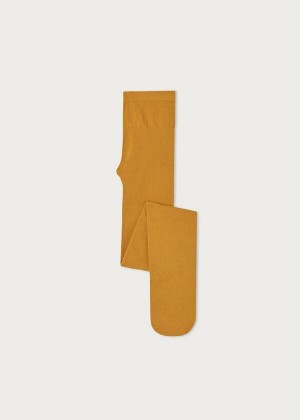 Calzedonia Soft Touch 50 Deniers Kids' Tight Yellow | CA 1195WY