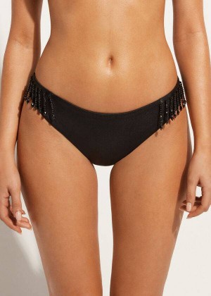 Calzedonia Taipei Women's Bikini Bottoms Black | CA 2564CE