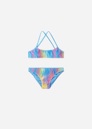 Calzedonia Two-Piece Maiorca Kids' Swimsuits Multicolor | CA 1120TV