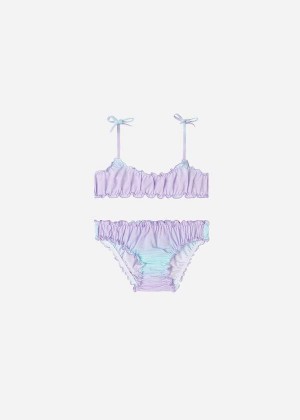 Calzedonia Two Piece Madrid Kids' Swimsuits Purple | CA 1130GL