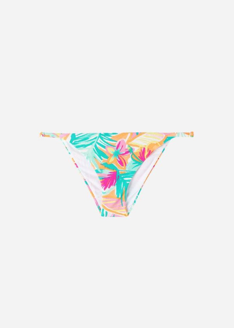 Calzedonia Adjustable Side Beverly Hills Women's Bikini Bottoms Multicolor | CA 2905JJ