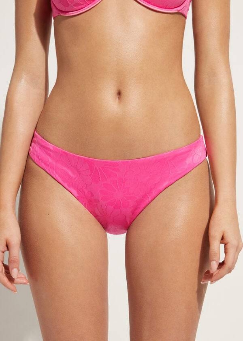 Calzedonia Antibes Women\'s Bikini Bottoms Pink | CA 2901XF