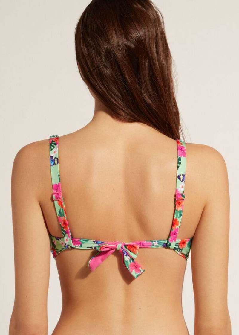 Calzedonia Balconette Malibu Women's Bikini Tops Multicolor | CA 2512CE