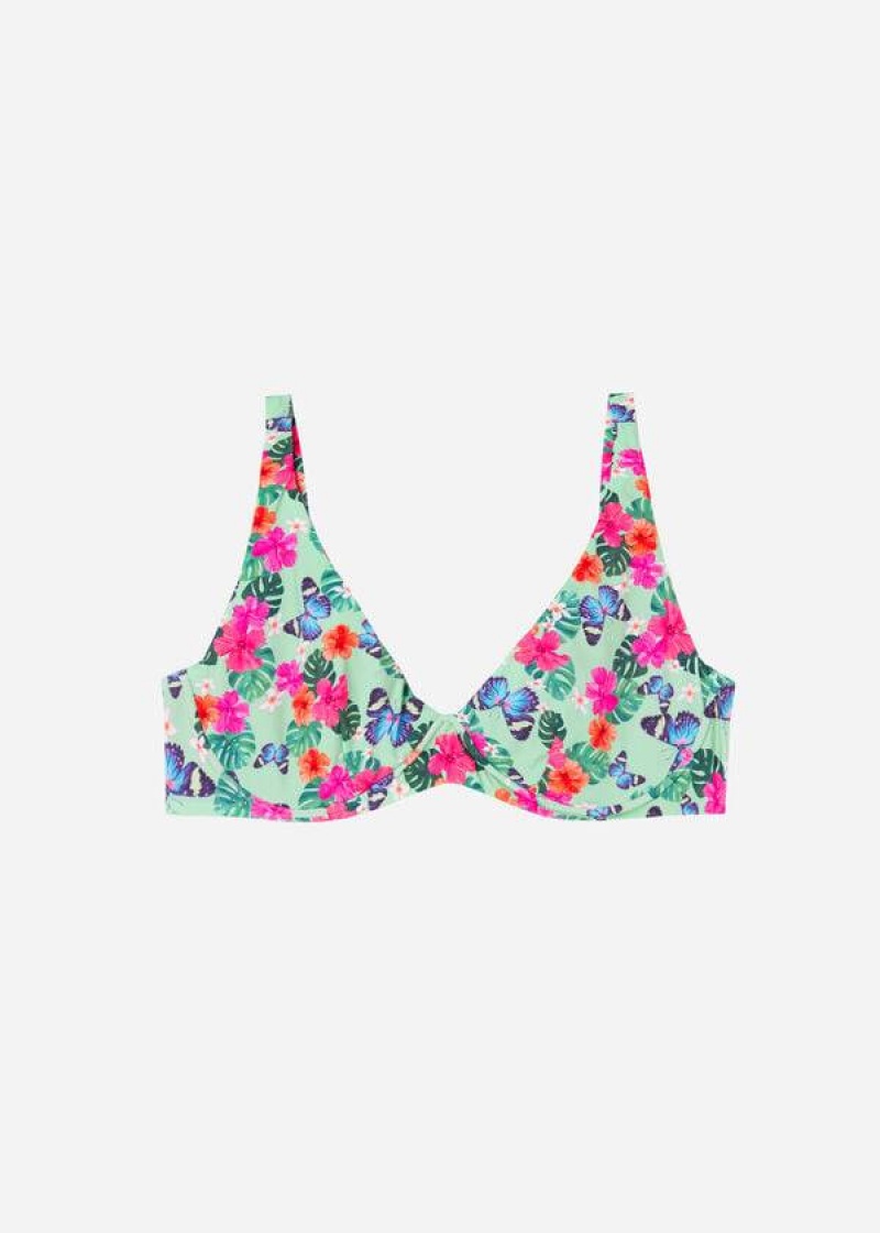 Calzedonia Balconette Malibu Women's Bikini Tops Multicolor | CA 2512CE