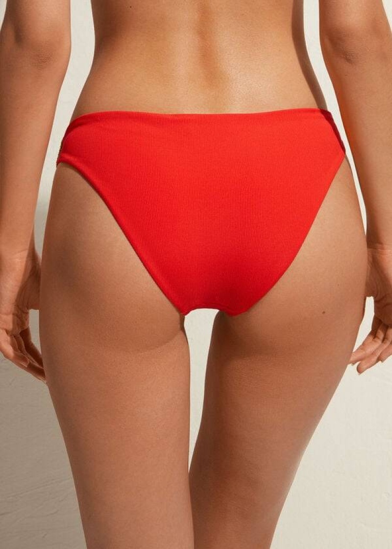 Calzedonia Berlino Women's Bikini Bottoms Red | CA 2897NB