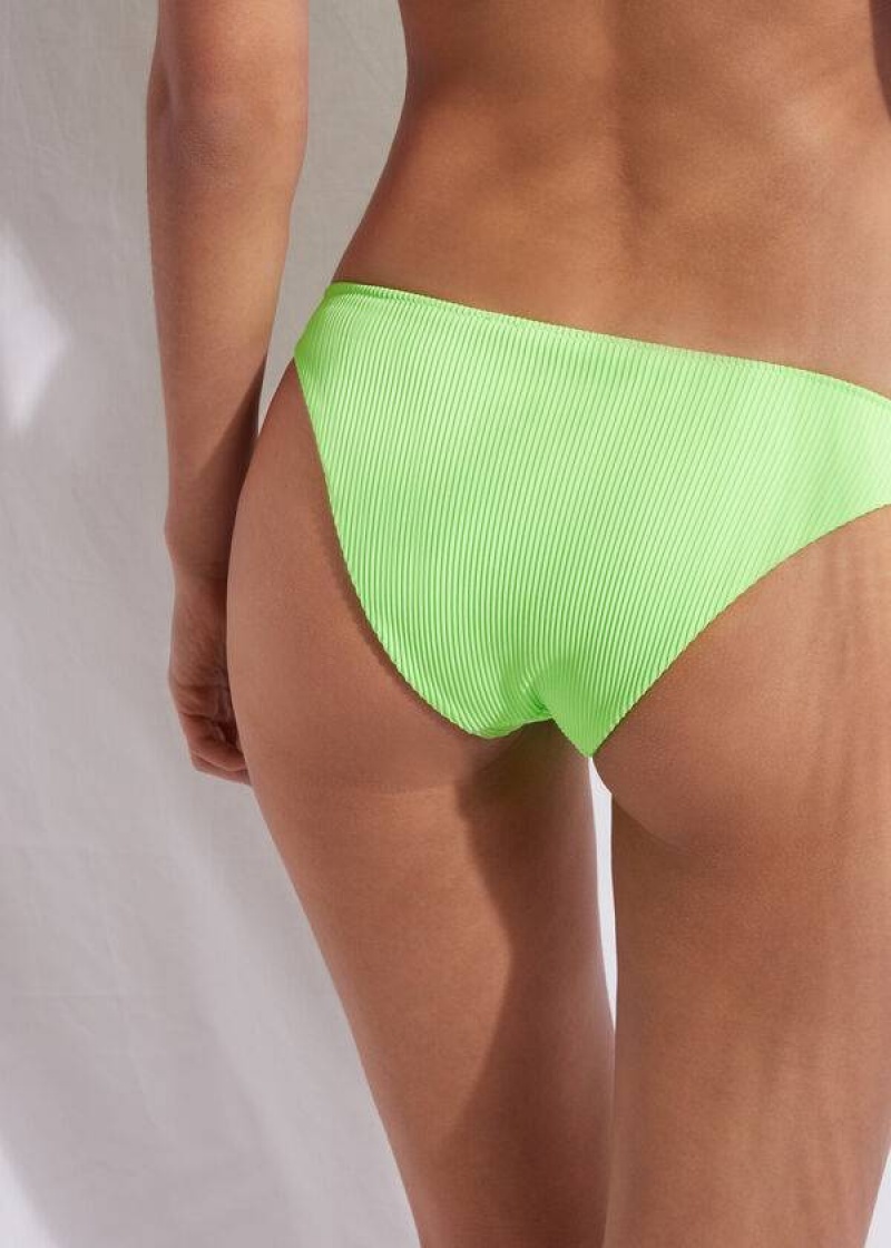 Calzedonia Bikini New York Women's Bikini Bottoms Green | CA 2895QZ