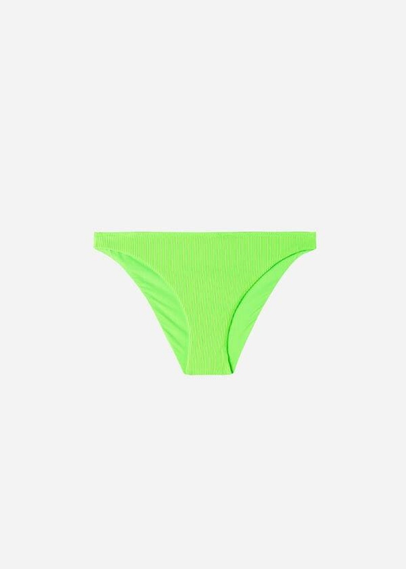 Calzedonia Bikini New York Women's Bikini Bottoms Green | CA 2895QZ