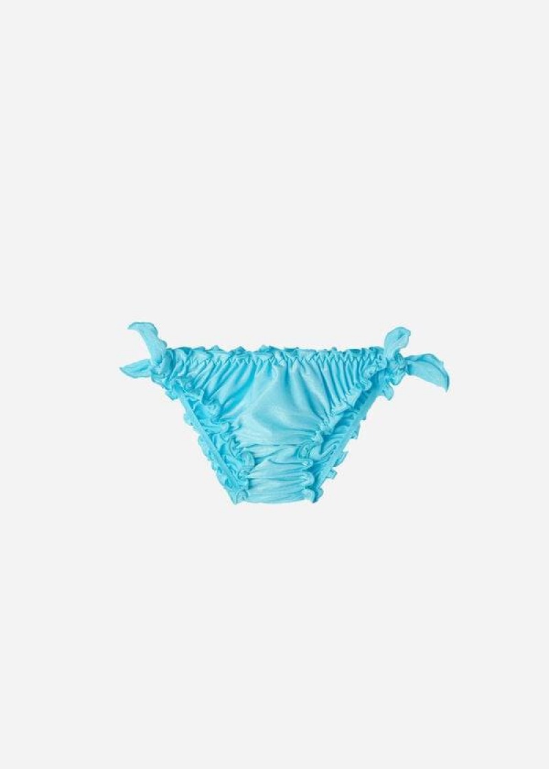 Calzedonia Bottom Formentera Kids' Swimsuits Turquoise | CA 1169WY