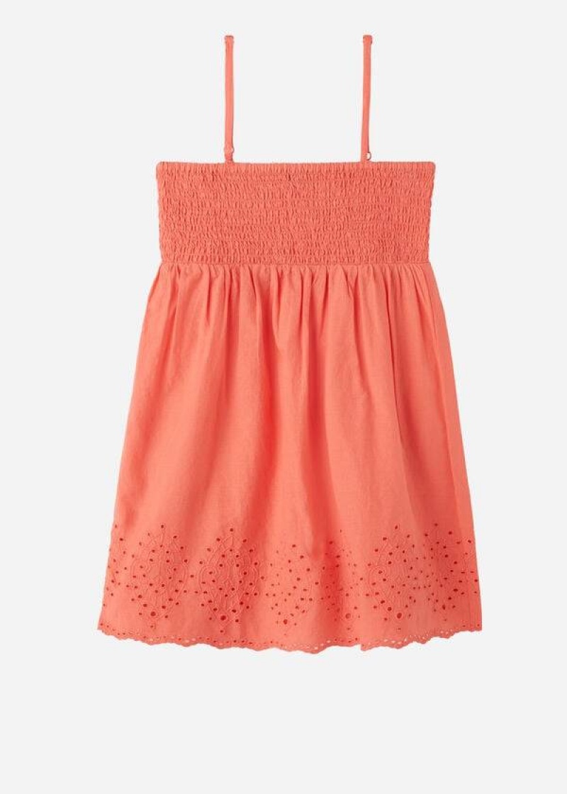 Calzedonia Broderie Anglaise Kids\' Swimsuits Orange | CA 1110XF