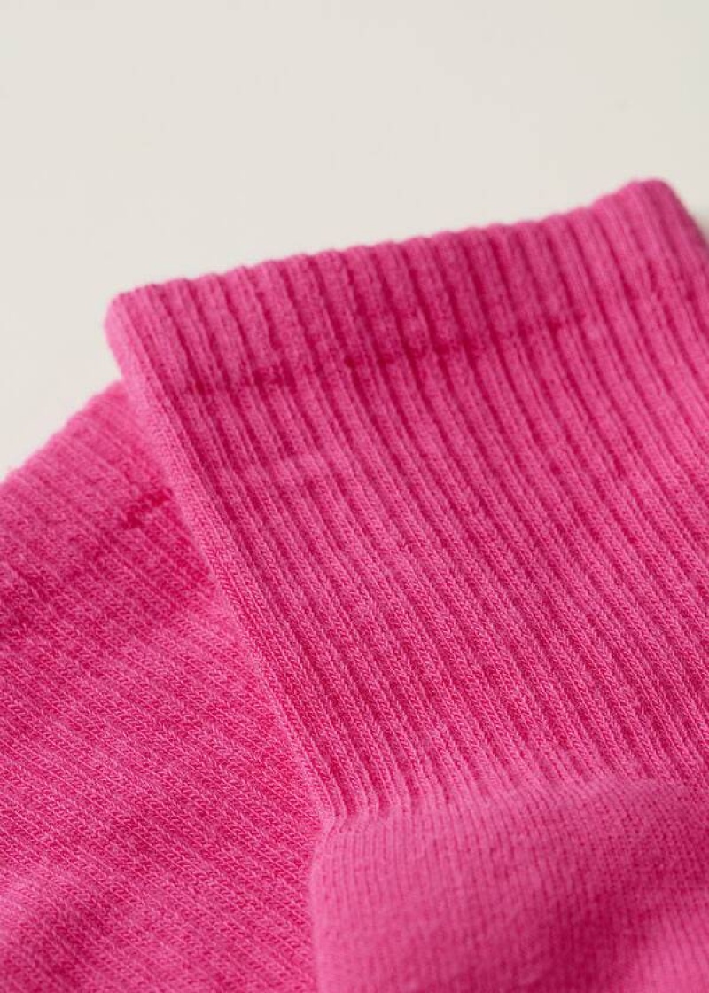 Calzedonia Crew Sport Men's Socks Pink | CA 1346VD