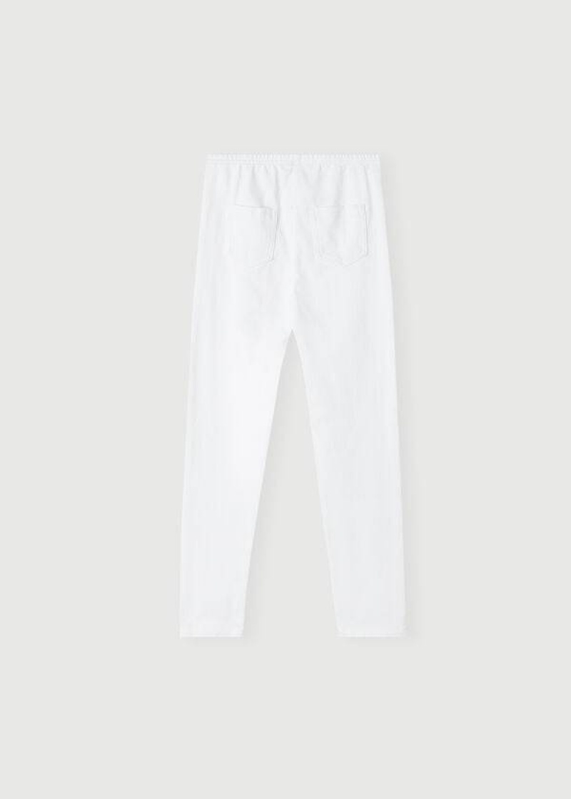 Calzedonia Denim jeggings Kids' Leggings White | CA 1065WY