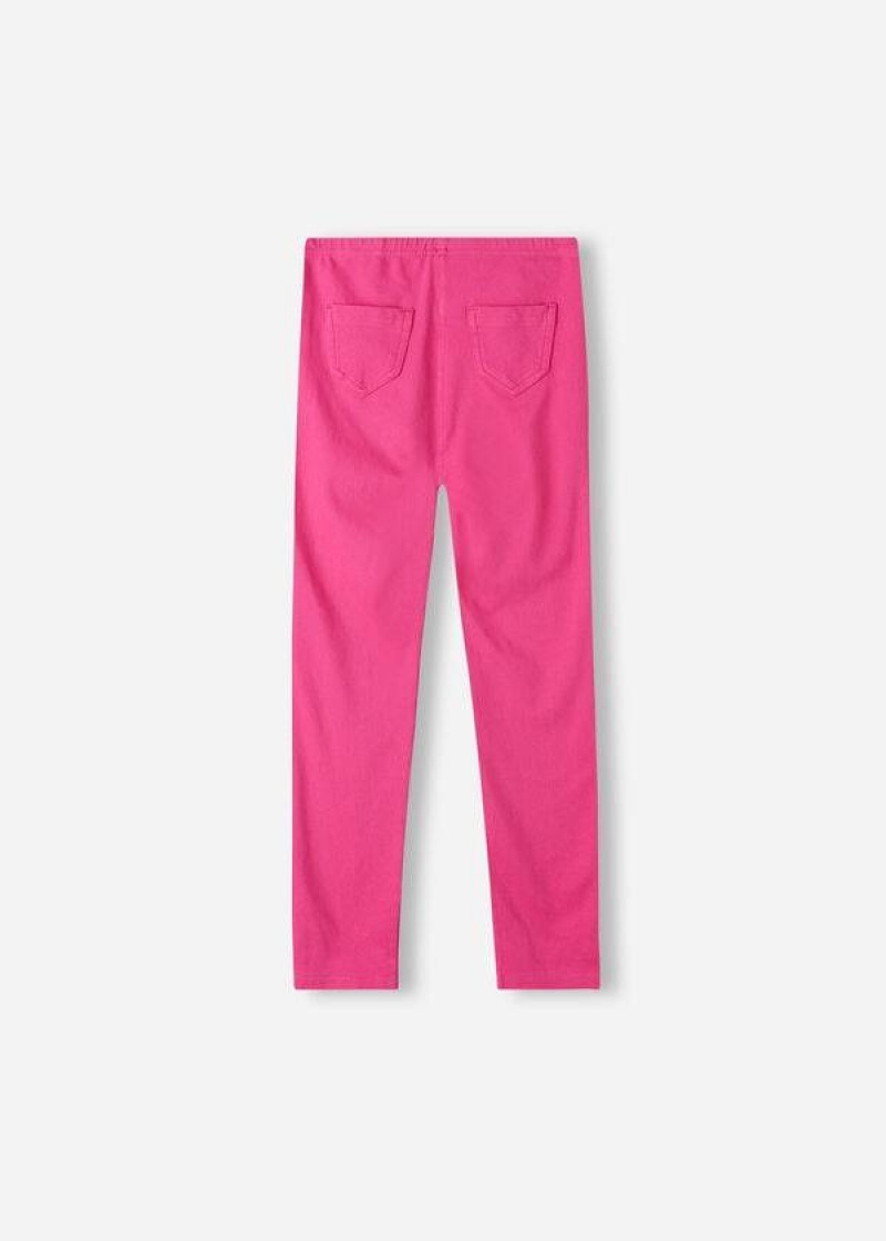 Calzedonia Denim jeggings Kids' Leggings Pink | CA 1059CE