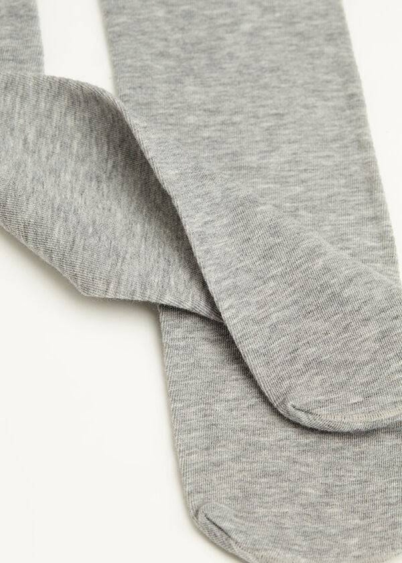 Calzedonia Eco Cotton Kids' Tight Grey | CA 1229PQ