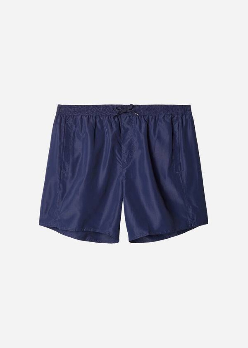 Calzedonia Formentera Eco Men's Swim Trunks Blue | CA 1266XF