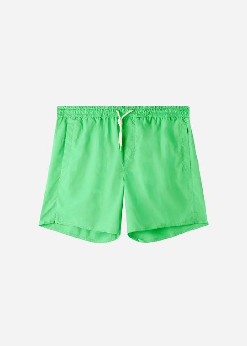 Calzedonia Formentera Eco Men\'s Swim Trunks Green | CA 1248EX