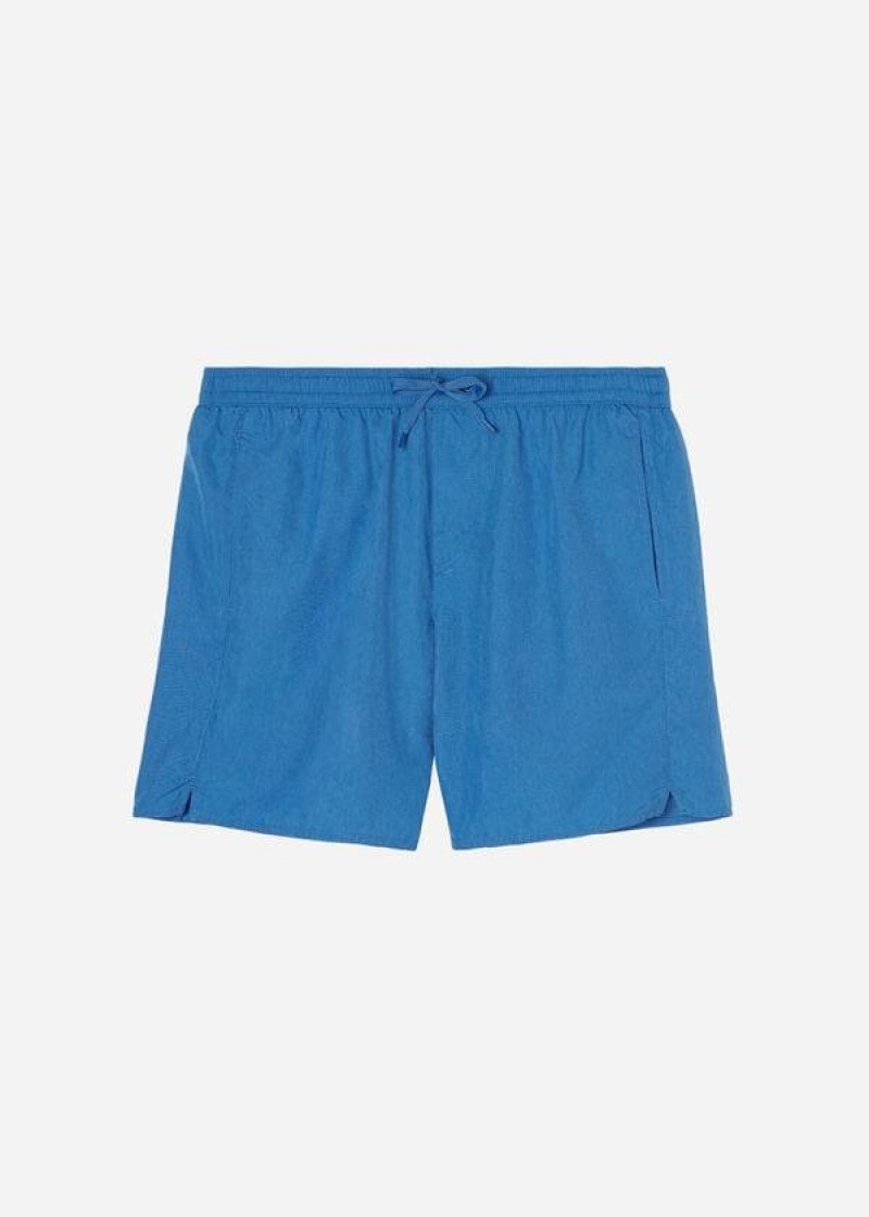 Calzedonia Formentera Men's Swim Trunks Blue | CA 1281PQ