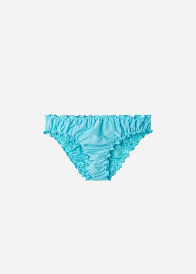 Calzedonia Formentera Women's Bikini Bottoms Turquoise | CA 2811FM