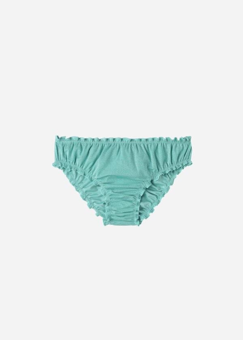 Calzedonia Formentera Women's Bikini Bottoms Green | CA 2810GL