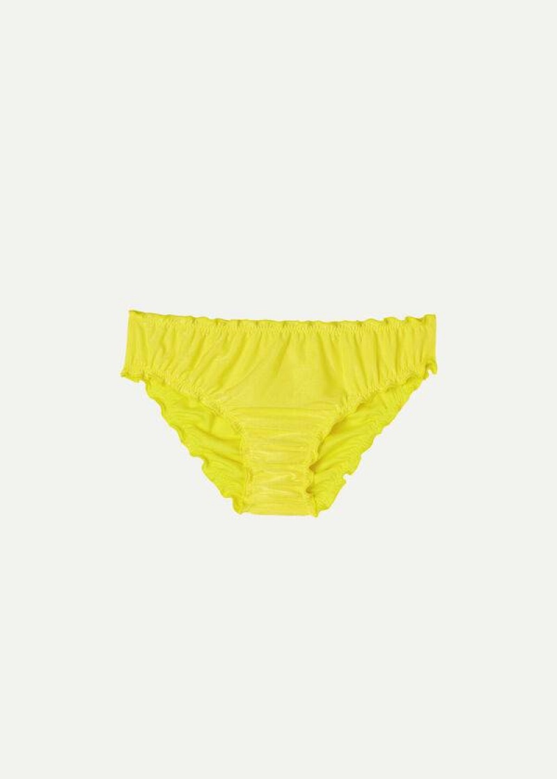 Calzedonia Formentera Women's Bikini Bottoms Yellow | CA 2809HK