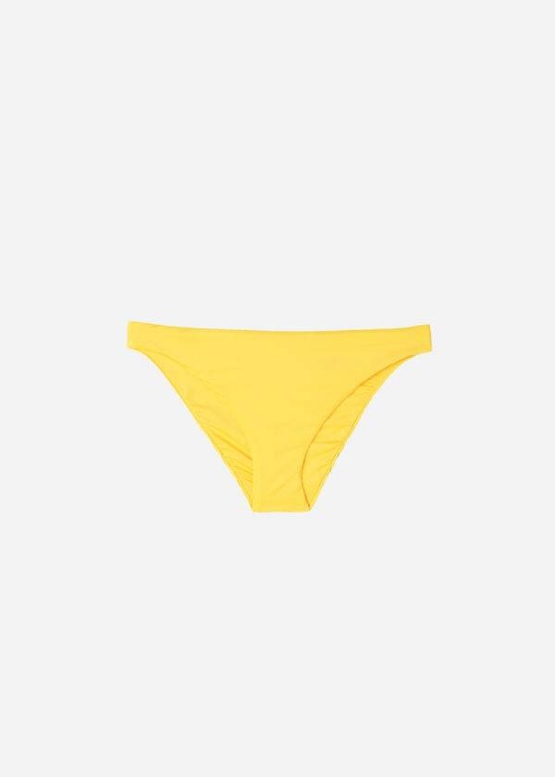 Calzedonia Indonesia Eco Women's Bikini Bottoms Yellow | CA 2720IS