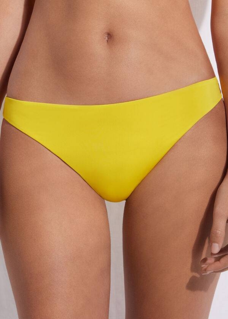 Calzedonia Indonesia Eco Women\'s Bikini Bottoms Yellow | CA 2720IS