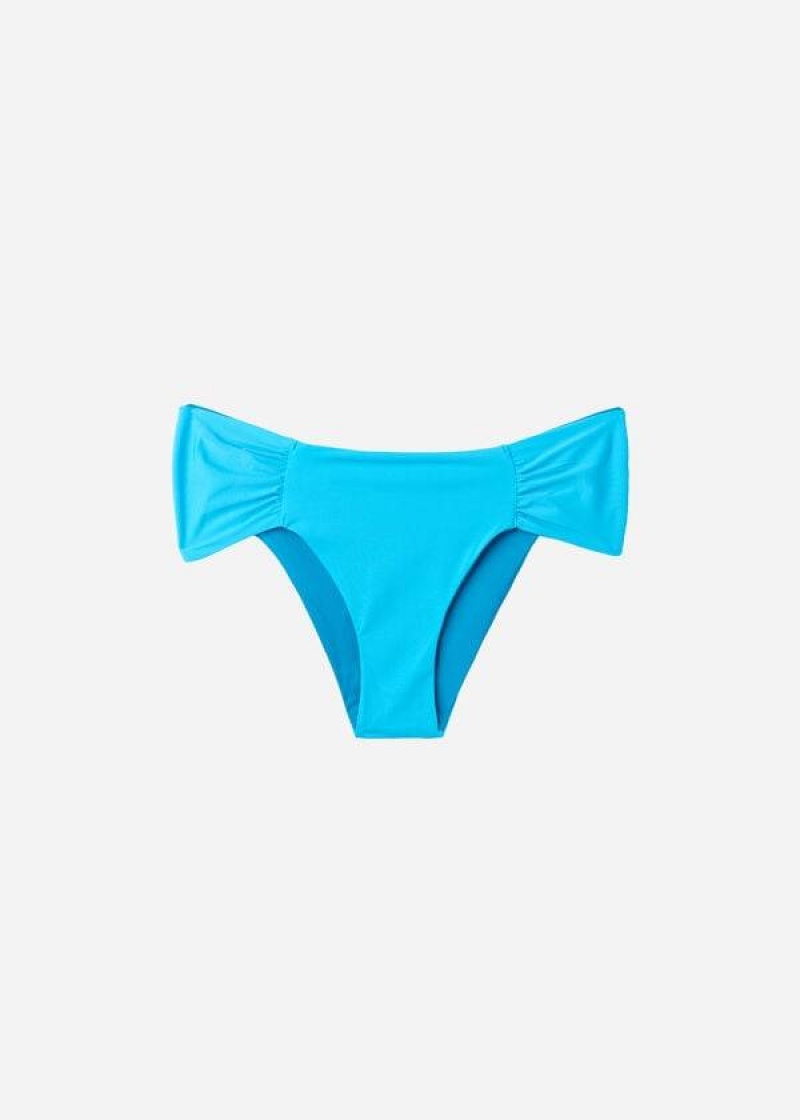 Calzedonia Indonesia Eco rosa Women's Bikini Bottoms Turquoise | CA 2707EX