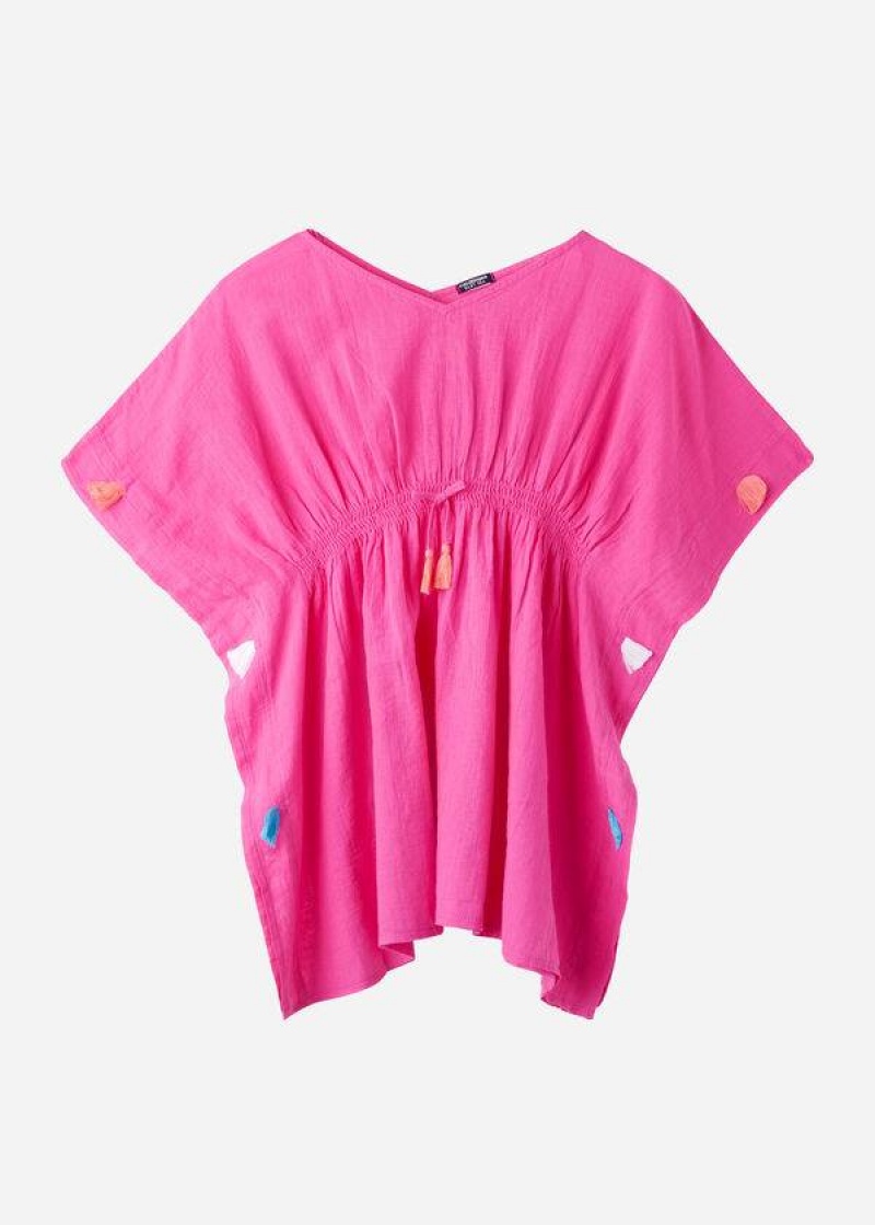 Calzedonia Kaftan with Tassels Kids\' Swimsuits Pink | CA 1107KI