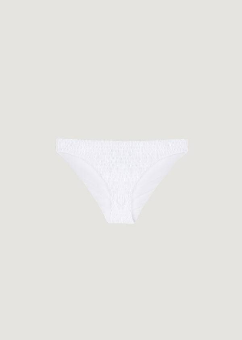 Calzedonia Lanzarote Women's Bikini Bottoms White | CA 2699AP