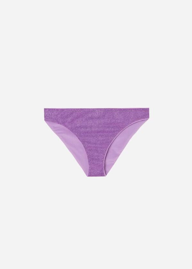 Calzedonia Las Vegas Women's Bikini Bottoms Purple | CA 2696FM