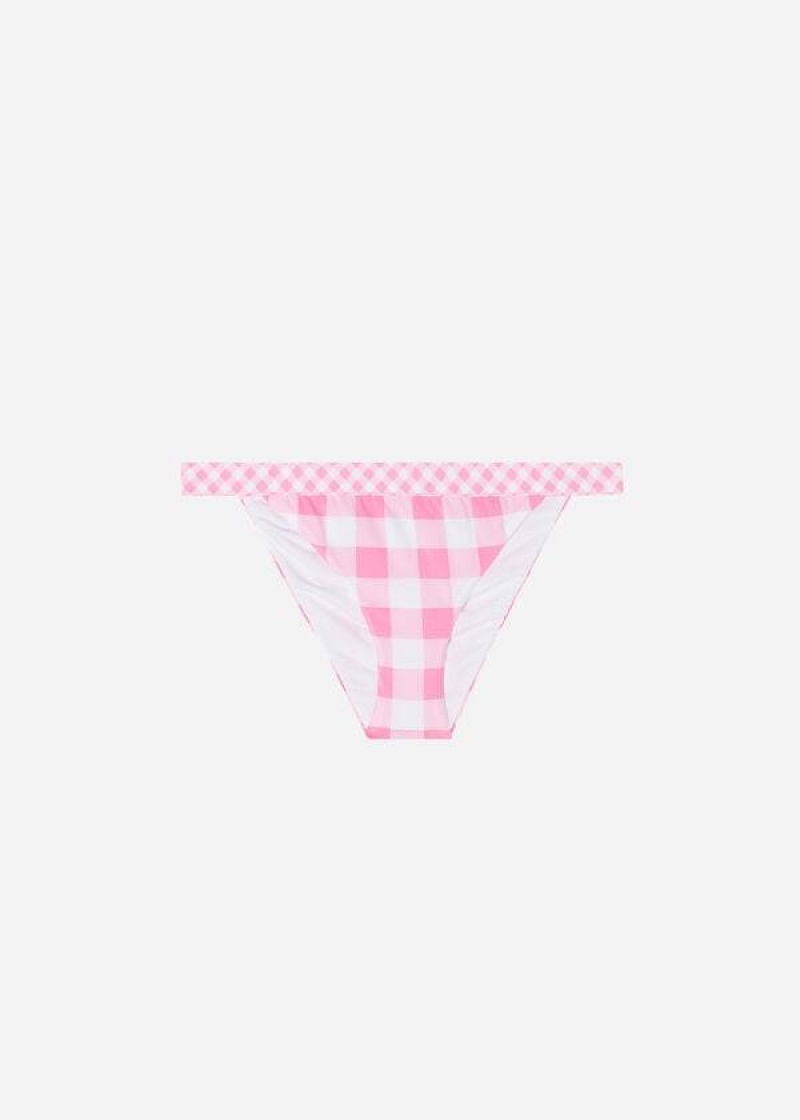 Calzedonia Lione Women's Bikini Bottoms Pink | CA 2695GL