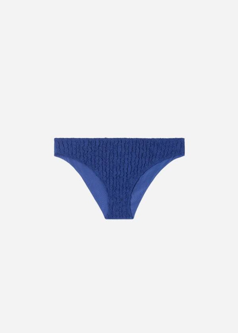 Calzedonia Marrakech Women's Bikini Bottoms Blue | CA 2691KI