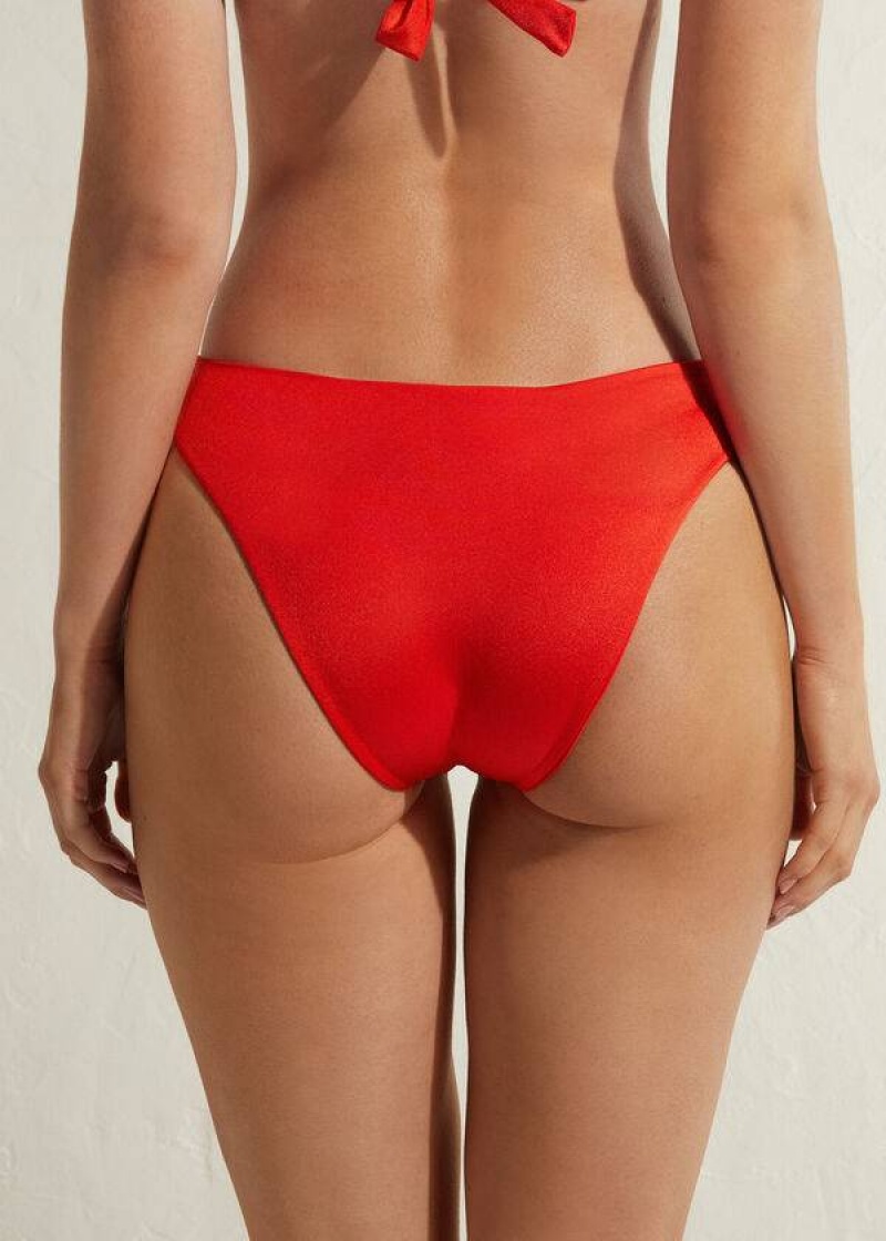 Calzedonia Marrakech Women's Bikini Bottoms Red | CA 2690LH